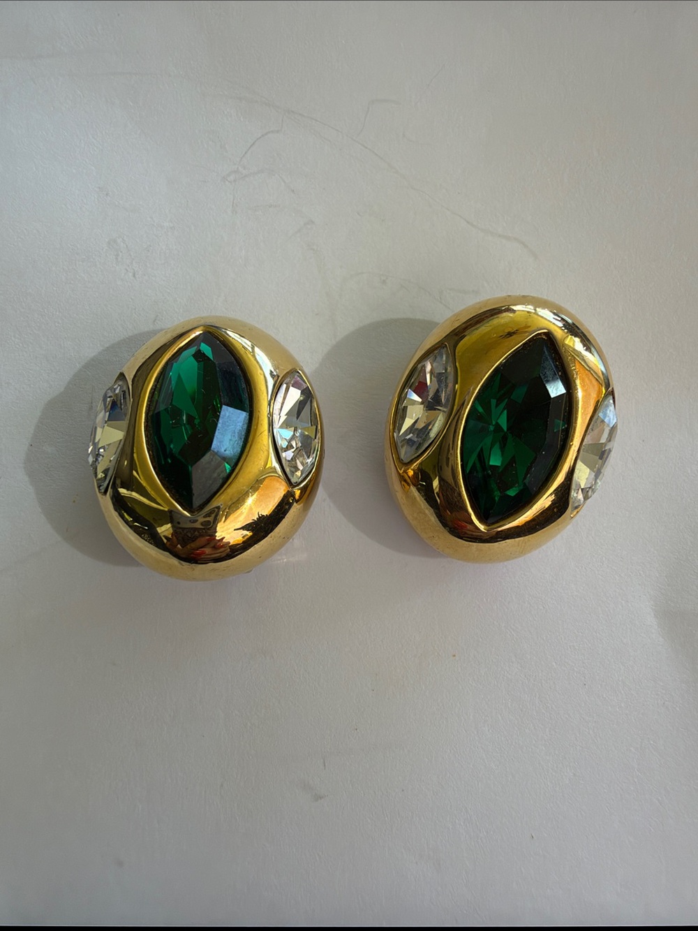 Vintage Kennth J Lane clip earrings